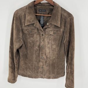 For Joseph Vintage 100% suede brown jacket